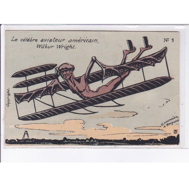 aviation, 6CPA,  illustrée par Nourriez, aviateurs - état