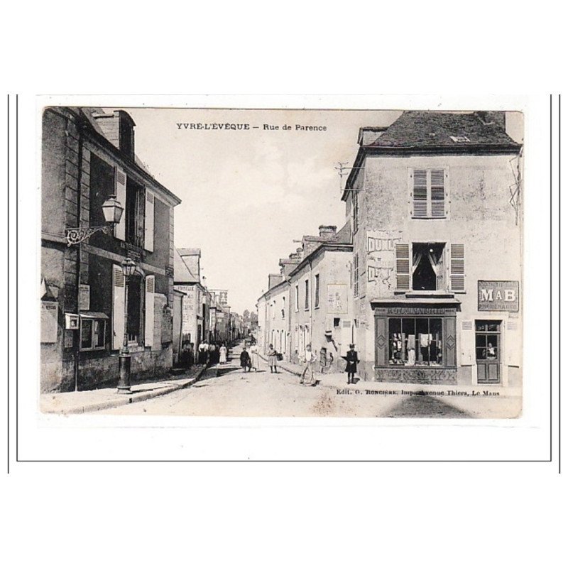 YVRE-L'EVEQUE : rue de parence - tres bon etat