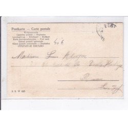 Non signée - carte postale Art Nouveau - BRW 45 - bon état (timbre décollé au dos)