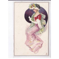 Non signée : lot de 2 cpa (Art Nouveau) - très bon état