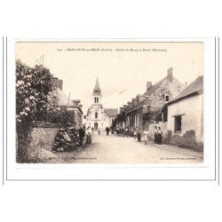 SAINT-OUEN-en-BELIN : entrée du bourg et route d'ecommoy - tres bon etat
