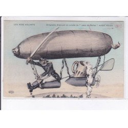 ORENS : série de 6 cpa "le rois volants" (famille royale) - très bon état