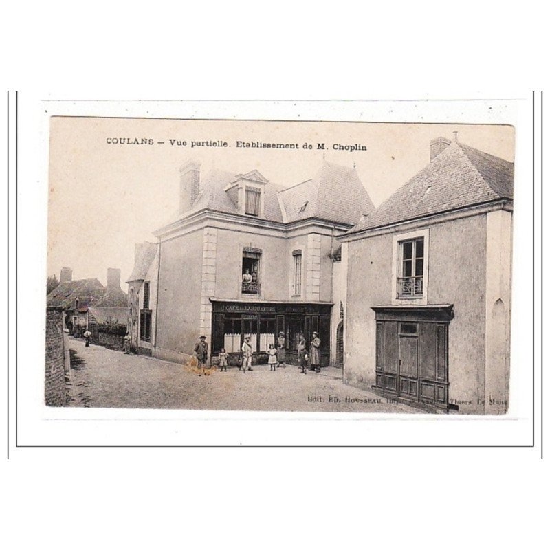COULANS : vue partielle. etablissement de M. choplin - tres bon etat