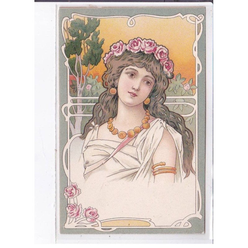 Non signée : portrait de femme - très bon état