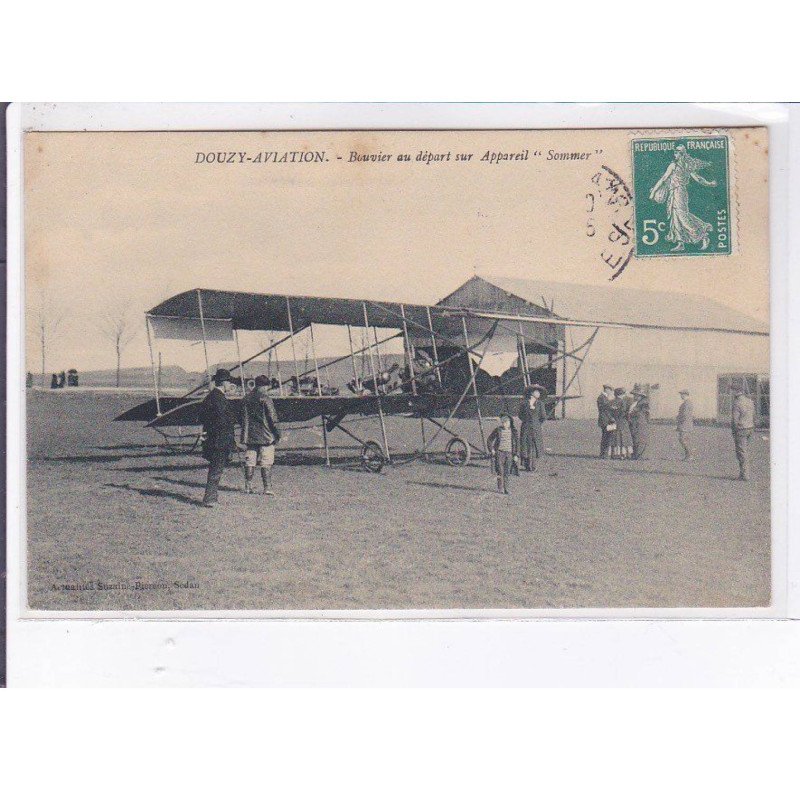 SEDAN: aviation, bouvier au départ sur "appareil" sommer, douzy-aviation - très bon état