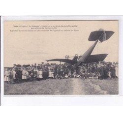 environs MONTIER-en-DER: aviation, chute du biplan "la bretagne" monté par le maréchal-des-logis Hecseuille - tbé