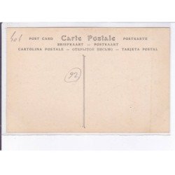 ISSY-les-MOULINEAUX: aviation, parent au départ sur biplan poulain-orange - très bon état