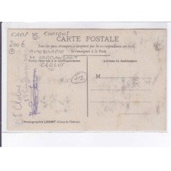 CAMP DE CHÂLONS: aviation autographe commandant Clolus - très bon état