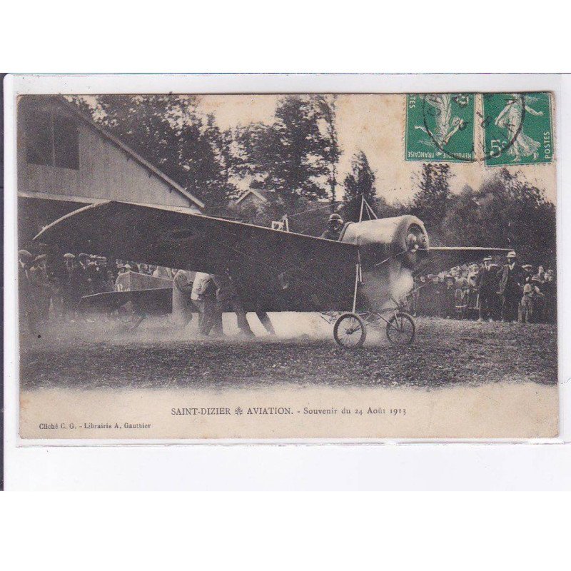 SAINT-DIZIER: aviation souvenir du 24 aopût 1913 - très bon état
