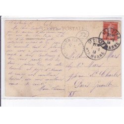 SAINT-DIZIER: aviation inauguration de la station d'atterrissage 1913, la croix rouge - très bon état