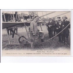 MARNE: circuit de l'est aviation première étape paris-troyes Lindpainter vient d'atterrir - très bon état