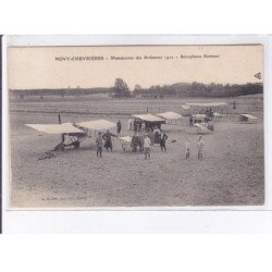 NOVY-CHEVRIERES: aviation manoeuvres des ardennes 1911 aéroplabes sommer - état