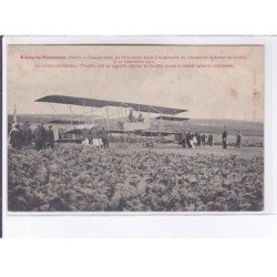 RIGNY-la-NONNEUSE: aviation inauguration du monument à mémoire Lt. de Grailly, lt. aviateur Cheutin - très bon état