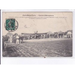SAINT-MESMIN: course d'aéroplanes, aviation, aviateur molla pilotant - état