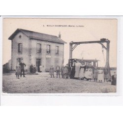 MAILLY-CHAMPAGNE: la gare - état