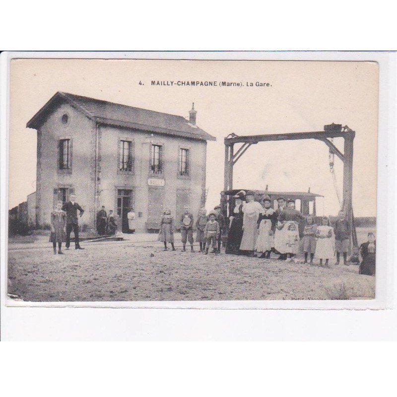 MAILLY-CHAMPAGNE: la gare - état