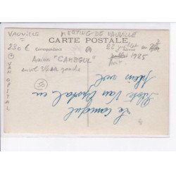 VAUVILLE: aviation, van opstaln meeting, avion cambgul - très bon état