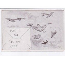NANCY: poste par avion 1912, aviation - très bon état