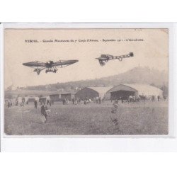VESOUL: grandes manoeuvres du 7e corps d'armée, septembre 1911, l'aérodrome - très bon état