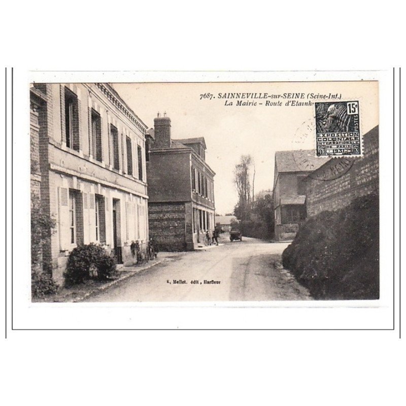 SAINNEVILLE-sur-SEINE : la mairie - tres bon etat