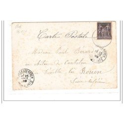 SEINE MARITIME : villa (carte dessinée à la main)-  etat