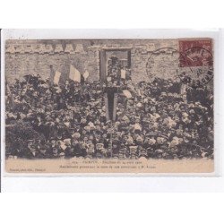 PAIMPOL: election du 24 avril 1910, manifestation prèsantant la veste de son coucurrent à M. armez - état