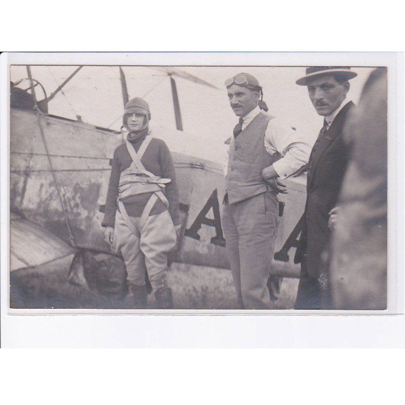 AULNAT: aviation, photo Géo Guérin à clermont ferrand, aviatrice - très bon état
