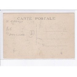 LE CROTOY: aviateur Dutil sur biplan caudron, aviation, autographe - très bon état