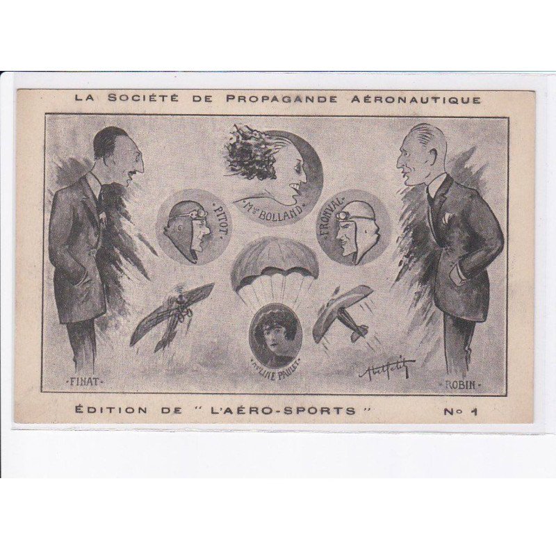 aviation, parachutisme, la société de propagande aéronautique, édition de l'aéro-sports - très bon état