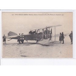 TRAUBACH-le-BAS: aviation, avion allemand modèle albatros abbatu, 1917 - très bon état