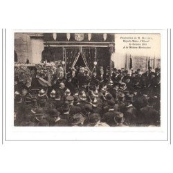 ELBEUF : funerailles de M.Mouchel, deputé-maire d'elbeuf, a la maison mortuaire  - tres bon etat