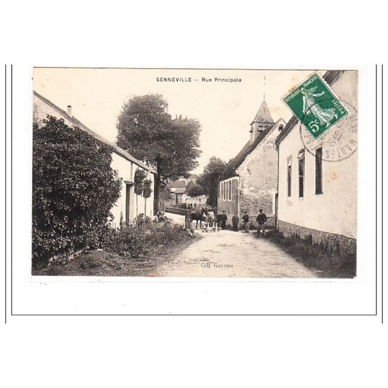 SENNEVILLE : rue principale - tres bon etat SENNEVILLE : rue principale - tres bon etat