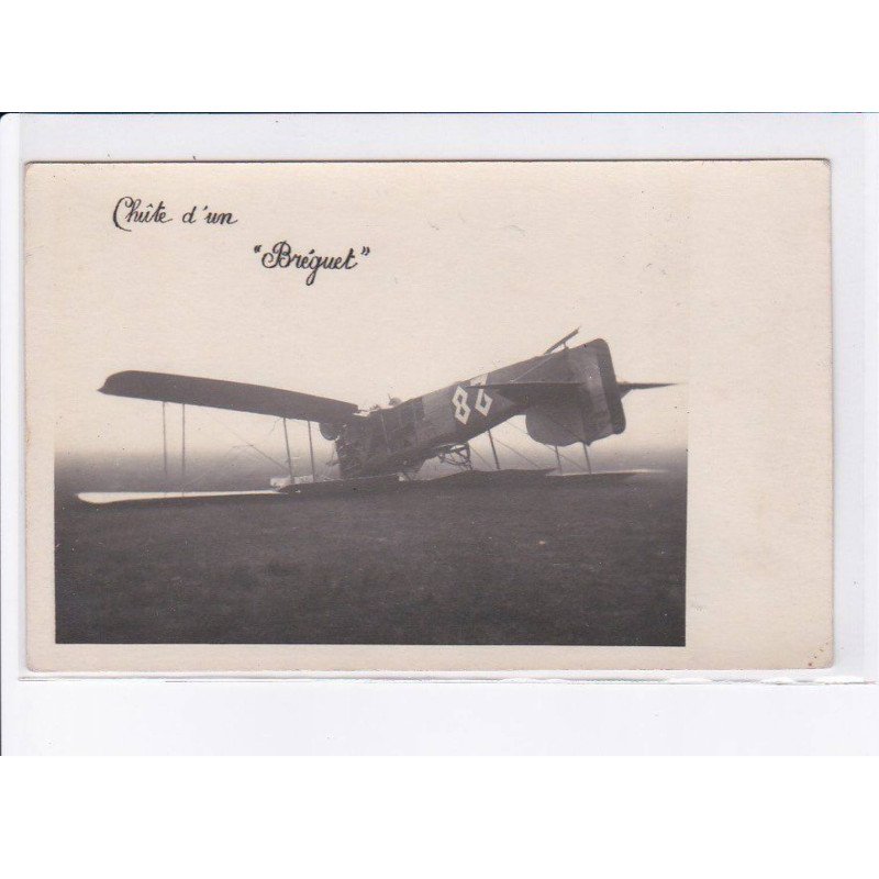 aviation chûte d'un "préguet" - très bon état