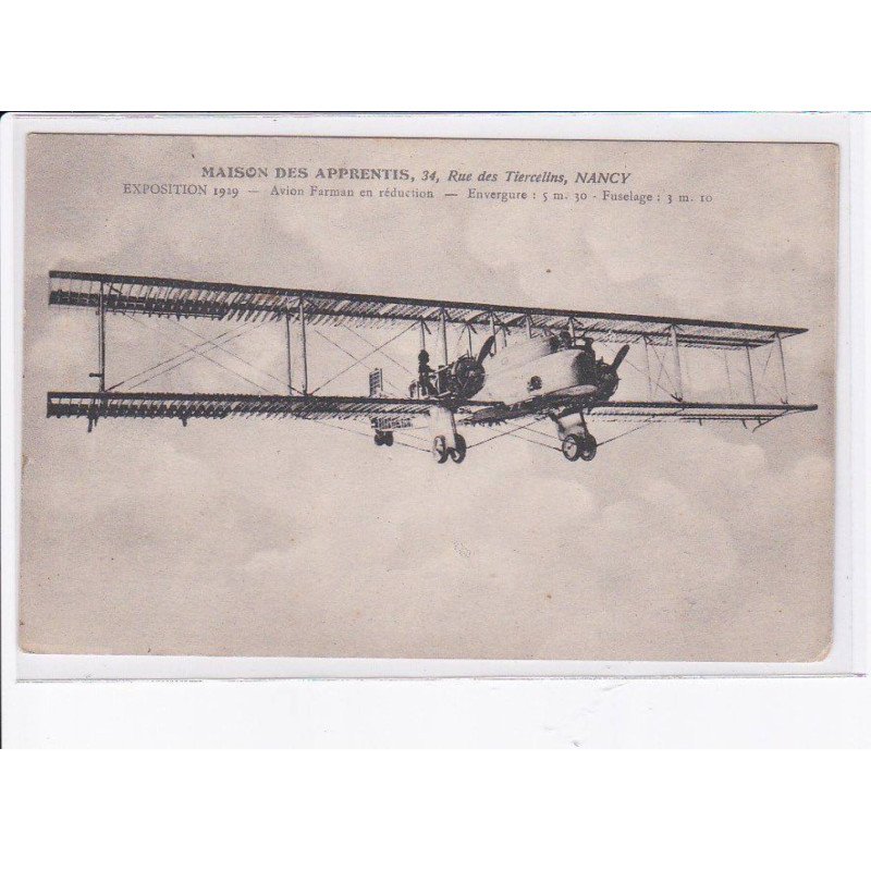 NANCY: aviation, maison des apprentis - état