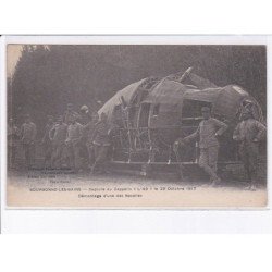 BOURBONNE-les-BAINS: aviation, capture du zeppelin 1917, démontage d'une des nacelles - très bon état