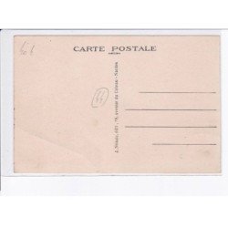 CHATEAU-BOUGON: camp d'aviation vue générale, avion-école - très bon état