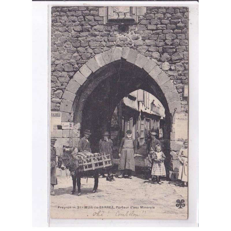 MUR-de-BARREZ: porteur d'eau minéral - très bon état