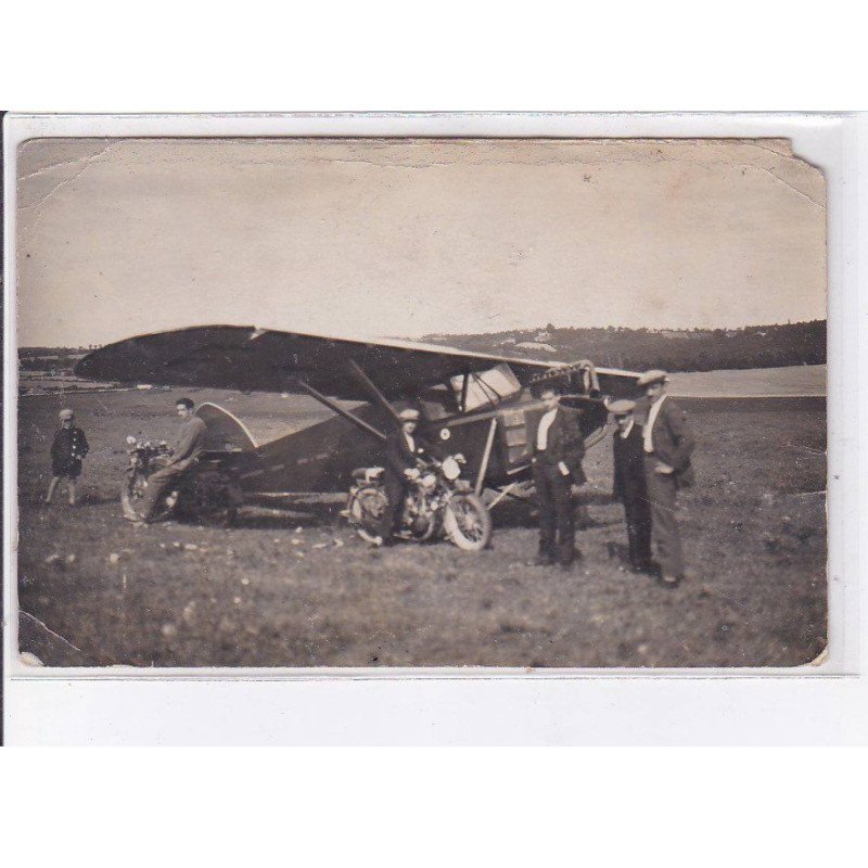 VILLEFRANCHE-de-ROUERGUE: aérodrome de grave, aviation, moto - état