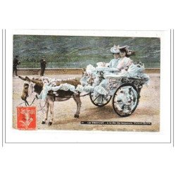 LE TREPORT : a la fete des baigneurs, voiture fleurie - tres bon etat