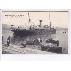 AJACCIO: les courriers de la corse, le paquebot le corté - très bon état