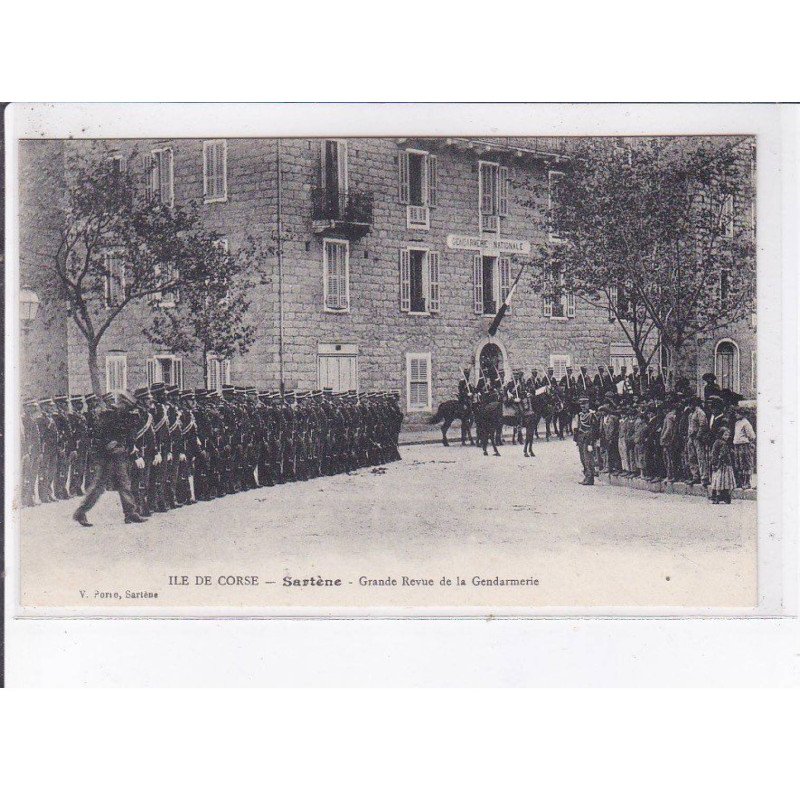 SARTENE: grande revue de la gendarmerie - très bon état