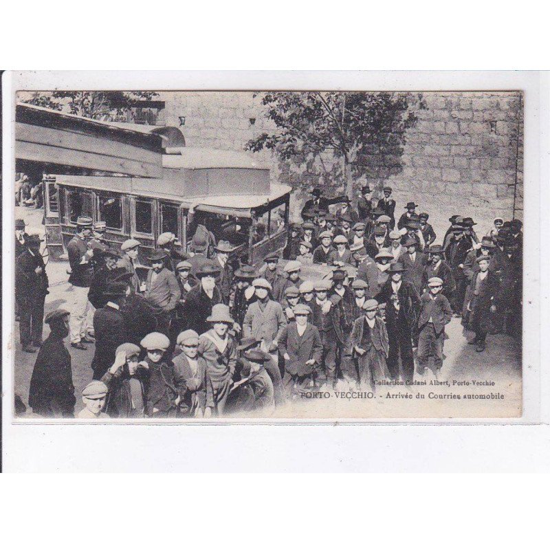 PORTO-VECCHIO: arrivée du courrier automobile (autobus) - très bon état