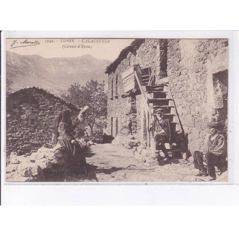 CALACUCCIA: circuit d'evisa, personnages - très bon état