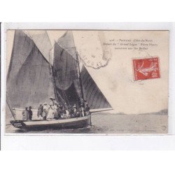 PORTRIEUX: départ du "grand légion" pilote flaury excursion aux iles bréhat - très bon état