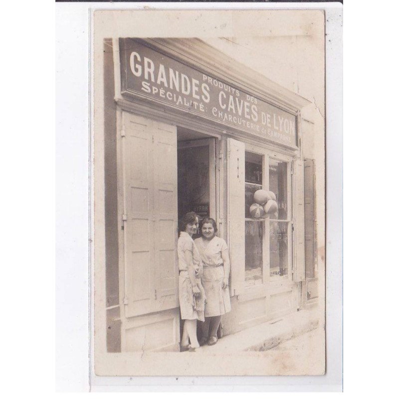 VIENNE: grandes caves de lyon, spécialité charcuterie de campagne - état