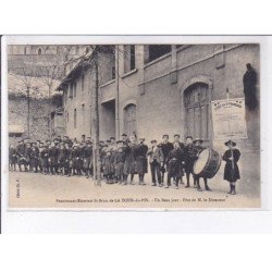 LA TOUR-du-PIN: pensionnat-externat saint-brun, un beau jour, fête de M. le Directeur - très bon état