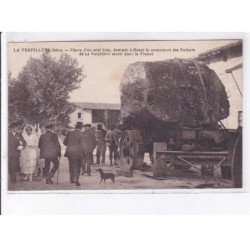 LA VERPILLERE: pierre d'un seul bloc, destinée à élever le monument des enfants de la verpillière morts - très bon état