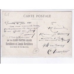 GRENOBLE: 2e tour du monde à pied par les globe-trotter lillois, les rois de la marche - très bon état