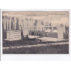 NANCY: première expériences d'aviation à nancy, 10CPA - très bon état