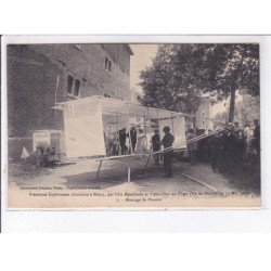 NANCY: première expériences d'aviation à nancy, 10CPA - très bon état